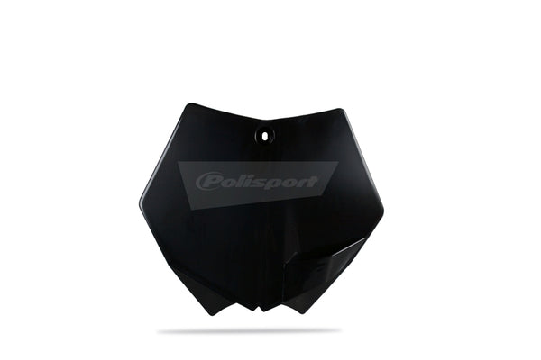 Police Port Front Number Plate Black KTM 8664400002