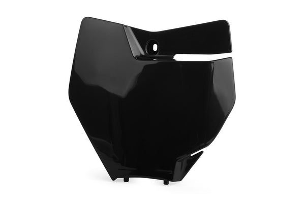 Police Port Front Number Plate Black KTM 8664900003