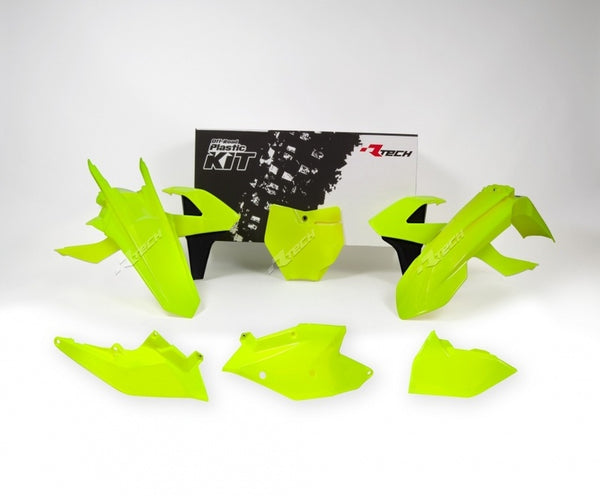 Racetech Plastic Kit-Neon Jaune / Black KTM R-KITKTM-GF0-516