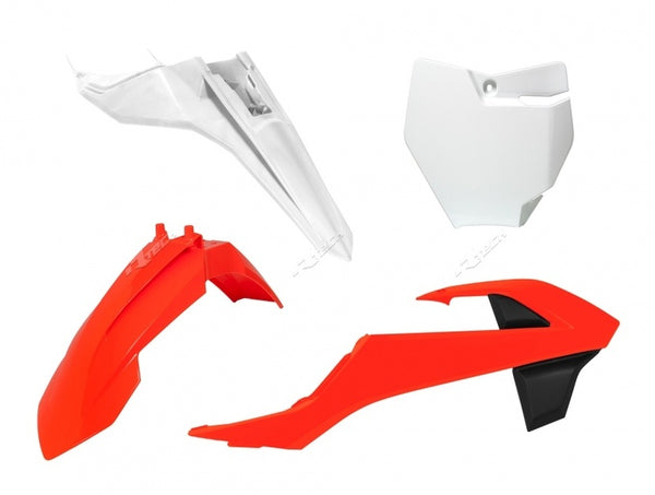 Racetech Plastic Kit-Oem-Color (2016) Orange / White KTM SX65 R-Kitktm-O16-500