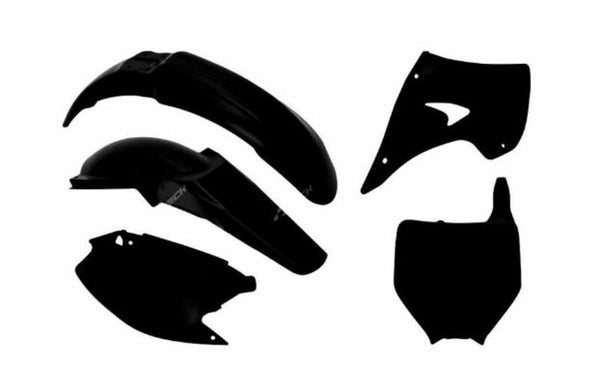 Racetech Plastic Kit-Black à Kawasaki KX125 / 250 R-Kitkx0-NR0-503