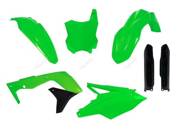 Racetech Plastic Kit Neon Green Kawasaki KX450F R-KITKXF-VF0-517