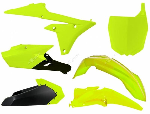 Racetech plastic kit neon geel/zwarte yamaha yz250f/450F r-kityzf-gf0-614