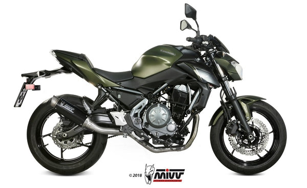 MIVV GP PRO Volledig uitlaatsysteem High Up - Kawasaki Z650 K.044.L2P