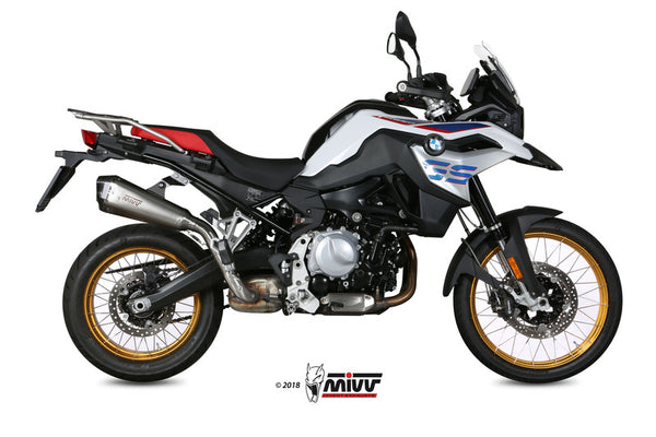 MIVV Delta Race Duffler Roestvrij staal/koolstof -eindkap BMW F850GS 00.73.b.033.ldrx