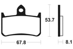 Tecnium Sintered Metal Brake Pads - MTR122 1090548