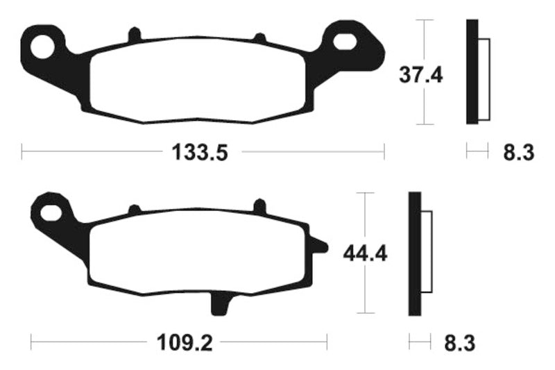 TECNIUM Sintered Metall Bremsbeläge - MTR205 1090560