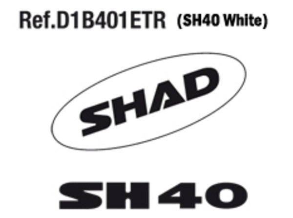 Shad SH40 2011 Stickers D1B401et