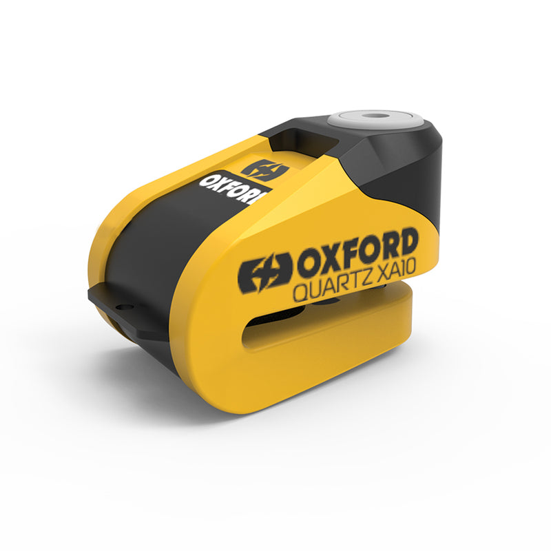 Oxford XA10 Alarm Disc Lock - Ø10mm Yellow/Black LK216