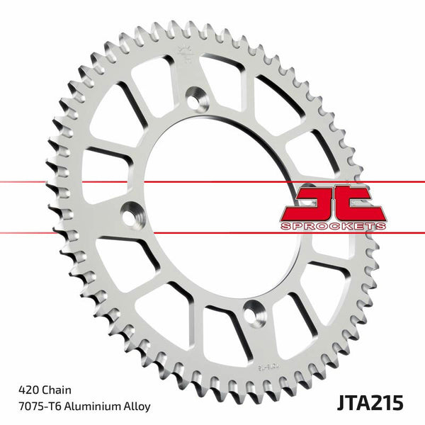 Pignon arrière autonome en aluminium JT Sprock's Sprocket 215-420 JTA215.48red
