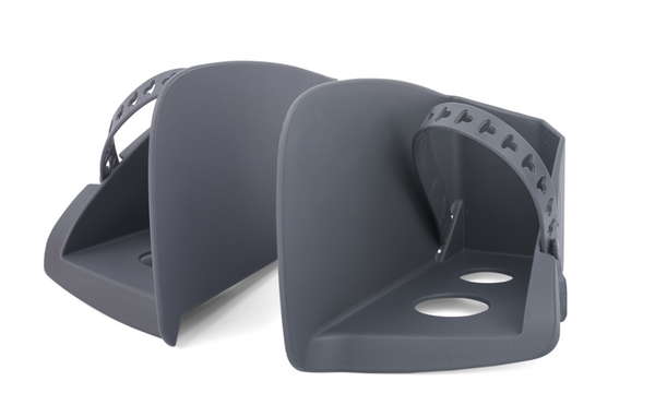 Police Port Footrests + Straps Silver Bilby FF/CFS/RS 86321002