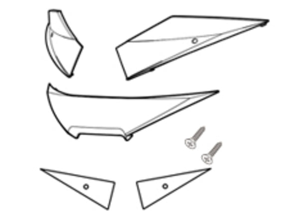 Shad SH39 Reflectors White D1B39Car