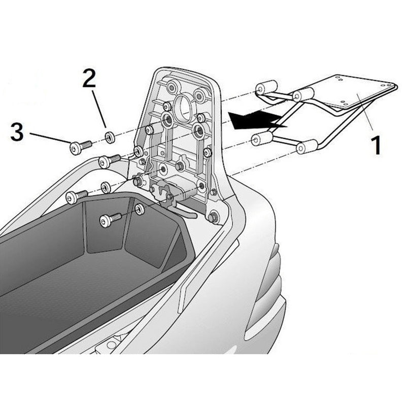 Shad Top Master Fitting Set - Suzuki S0S21T