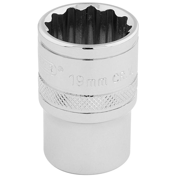 DRAPER 1/2 12 POINTS HI-TORQ® 19mm Socket 33231.0