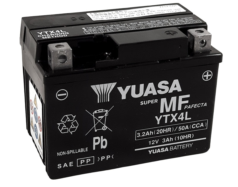 Yuasa w / c Maintenance Maintenance Free Factory Activé - Ytx4l FA