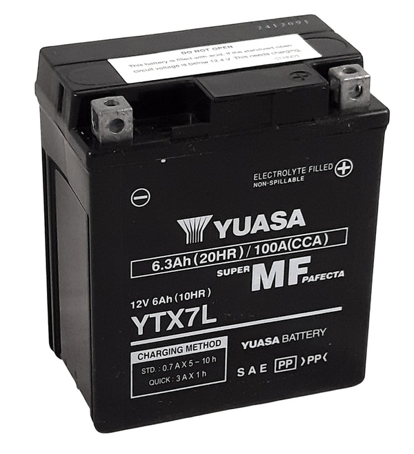 YUASA wartungsfreies, werkseitig aktiviertes Batterie - YTX7L-FA 