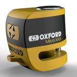 Oxford Micro Xa5 Alarm Disc Lock - Jaune et noir LK213