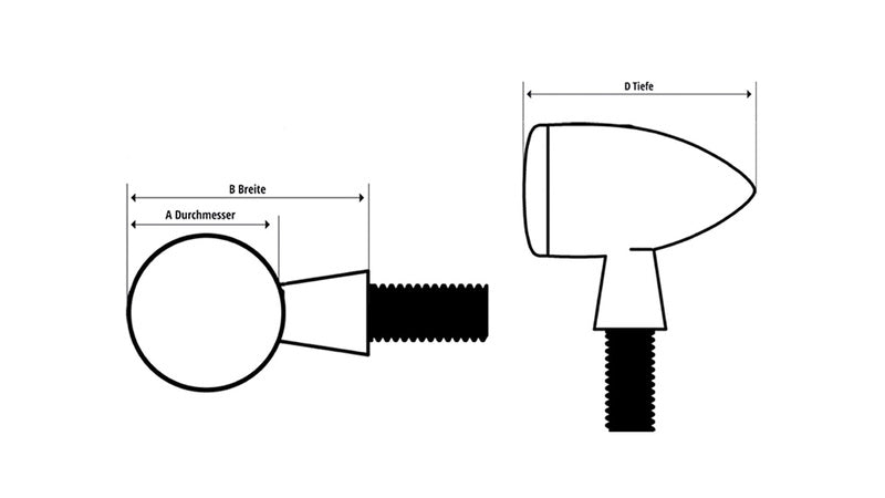 HighSider-Proton zwei LED-Indikator/Position Light 204-542