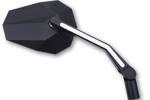 Highsider Stealth-X3 Spiegel mit LED Positionslicht (Paar) 301-452 