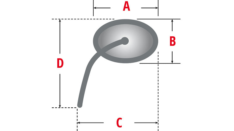 Highsider Mirror Stealth -x4 avec indicateur LED et lumière de position (paire) 301-453