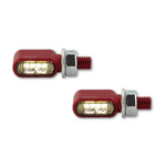 Highsider CNC 2in1 LED-indicator/positielicht Little Bronx, rood, getint, e-goedgekeurd, (paar) 204-2872