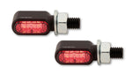 Highsider CNC LED 3in1 staart, remlicht, indicator kleine bronx, zwart, getint. 254-2860