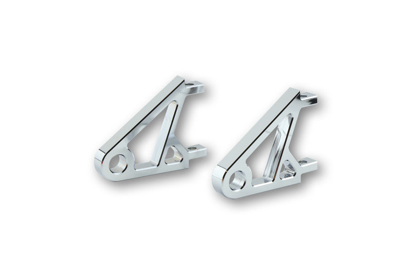 Highsider CNC Aluminum Lamp Holder XS, Chromed, (PAIR) 220-817