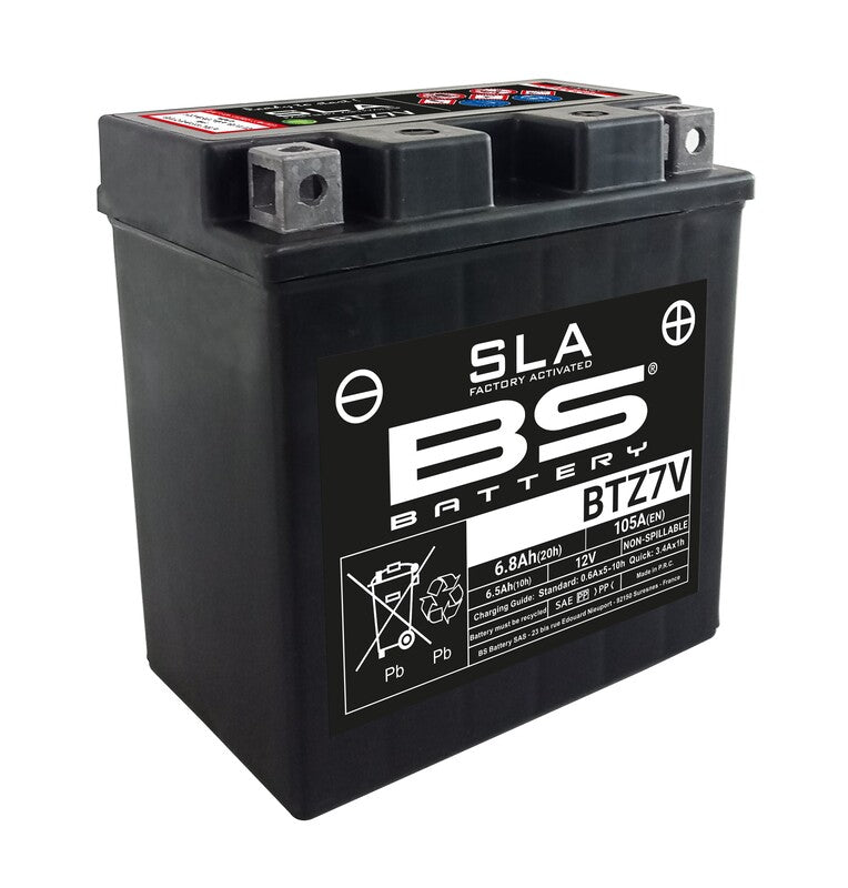 BS Battery SLA Battery Maintenance Free Factory Activé - BTZ7V