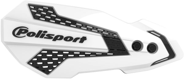 Policport MX Flow Handguards White / Black - Kawasaki KX250F / 450F 8308200039
