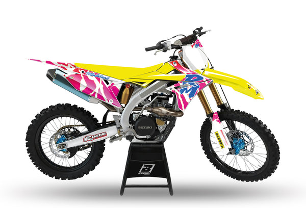 Kit graphique complet de Blackbird Retro - Suzuki RM 125/250 2321AA
