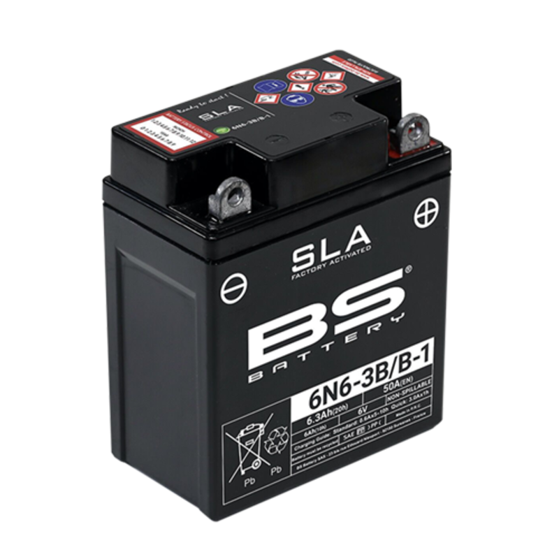 BS Battery SLA Battery Maintenance Free Factory Activated-6N6-3B/B-1