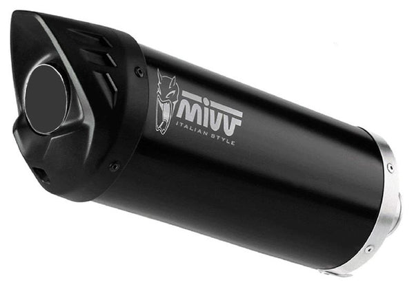 MIVV MOVER UNIVERSEL MUFFLER ACTEUR BLACK EN INOXED - Côté droit 00.73.KU.001.SV