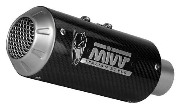 MIVV MK3 Universal Muffler Carbon - Right Side 00.73.KU.001.SM3C