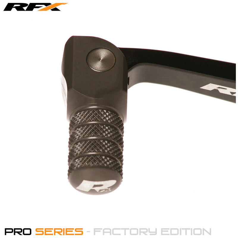 RFX Flex+ Factory Edition Gear Pedal (Black/Hard Anodised Titan) - KTM SX85 SX/XC -W/TPI 125/150 FXGP5110099HA