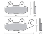 Tecnium Professional Racing Sintered Metall Bremsbeläge - MSR455 1116535