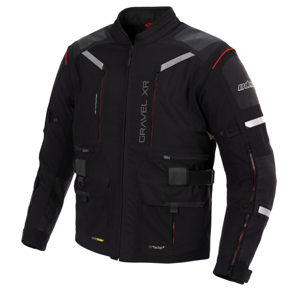 BUSE TEXTILE MC-JACKET Gravel xr Black