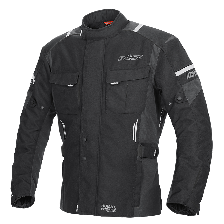 Buse textile mc veste Breno Pro Black