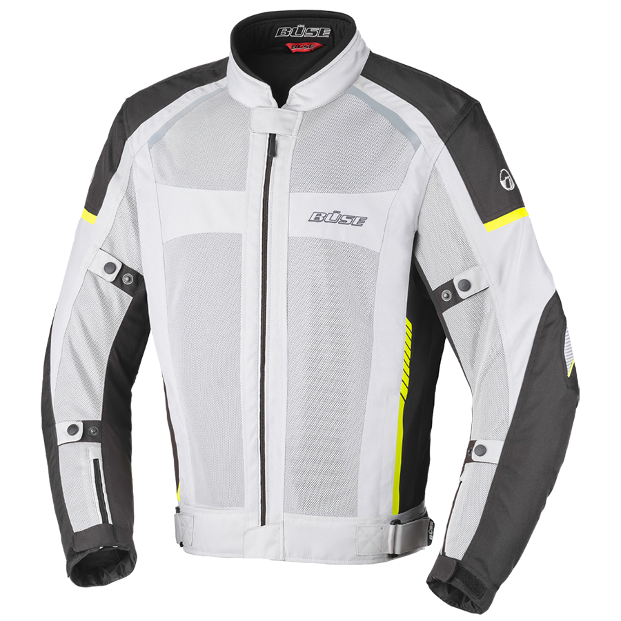 Buse textiel mc-jacket santerno grijs