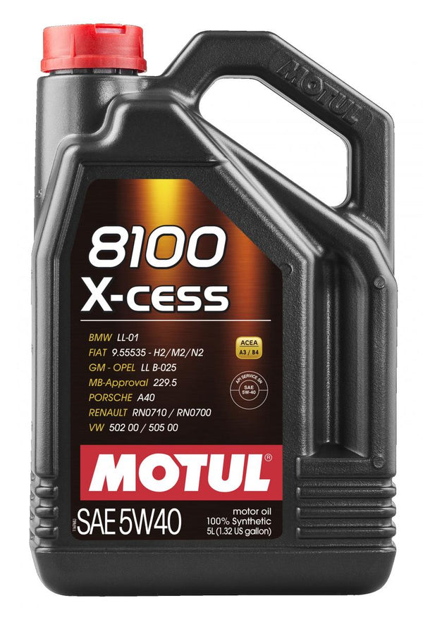 MOTUL 8100 X-CESS 5W40 5L (4 PCS / Cardboard)