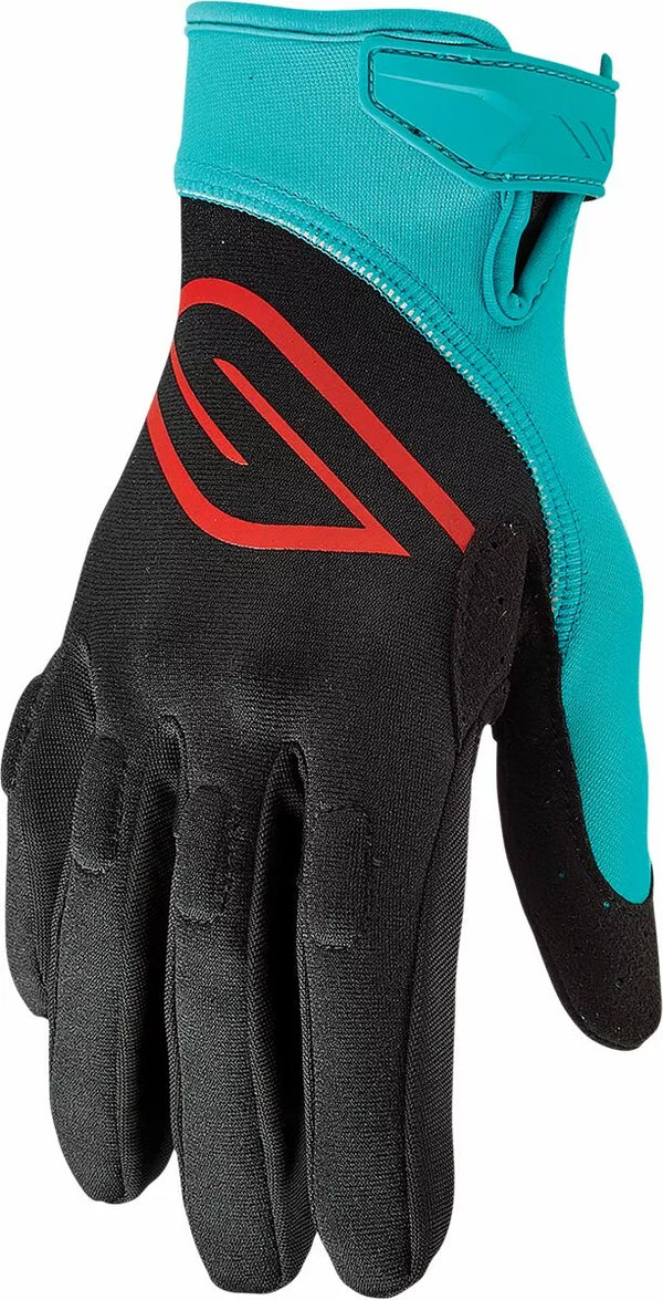 Slippery glove circuit bk/aq lg 3260-0435