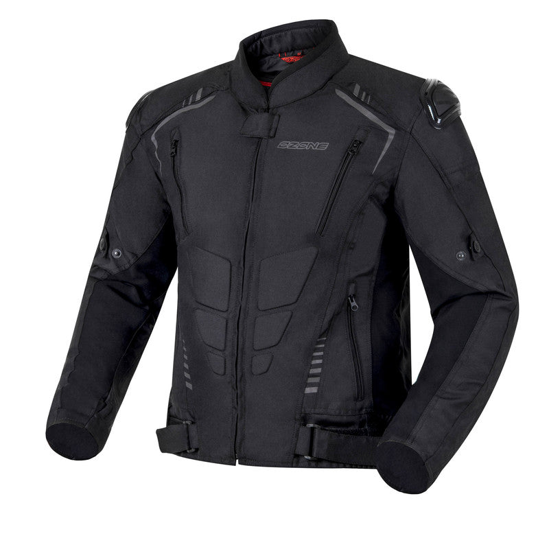 Ozone textile mc-jacket pulse black