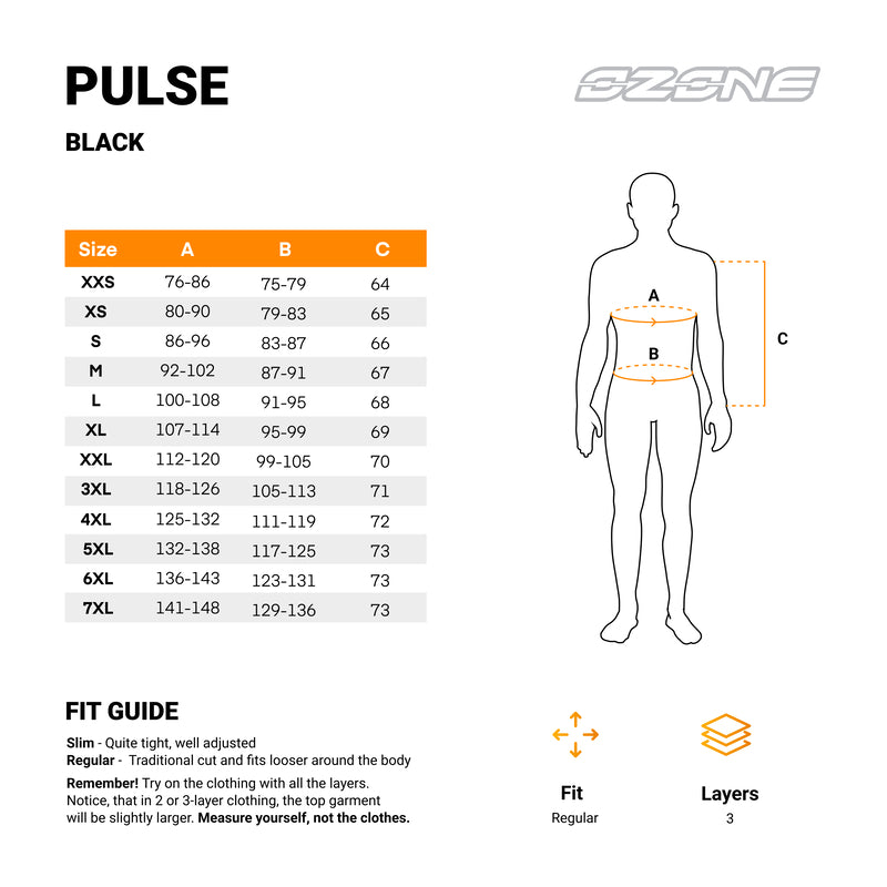 Ozon Textile MC-Jacket Pulse Black (Kopie)