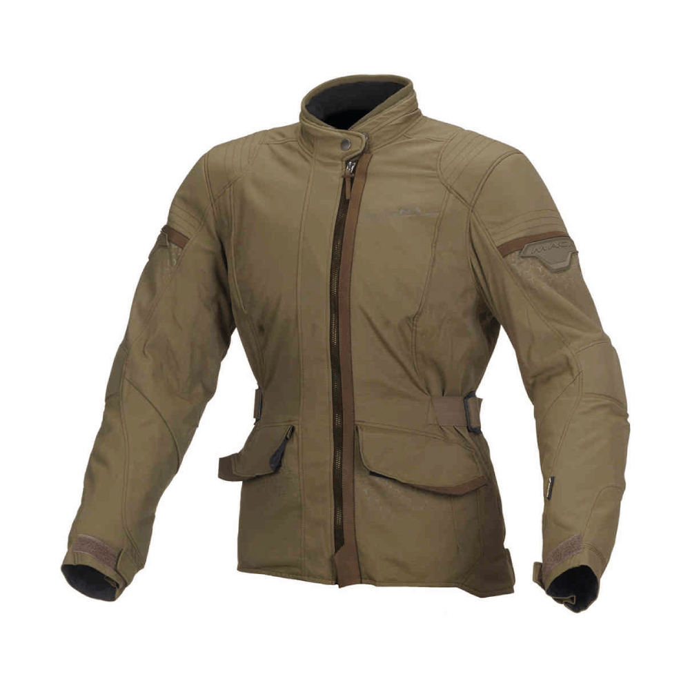 Macna Dam Textil Mc-Jacke Shine Braun 