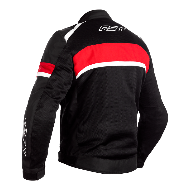 RST Textile MC-Jacket Pilot Black /Rot