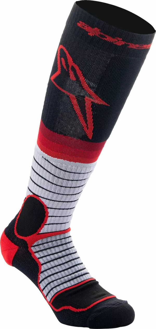 Alpinestars (MX) Sock Mx Pro Blk / Gy / Red L 4701524-1215-L