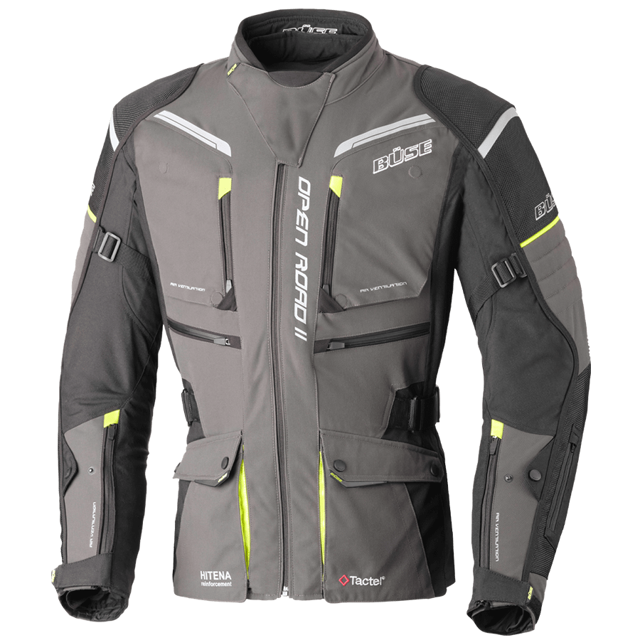 Büse Textile MC Jacke Open Road II Titanium