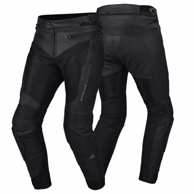 Shima Mc-Leather Pants Piston Black