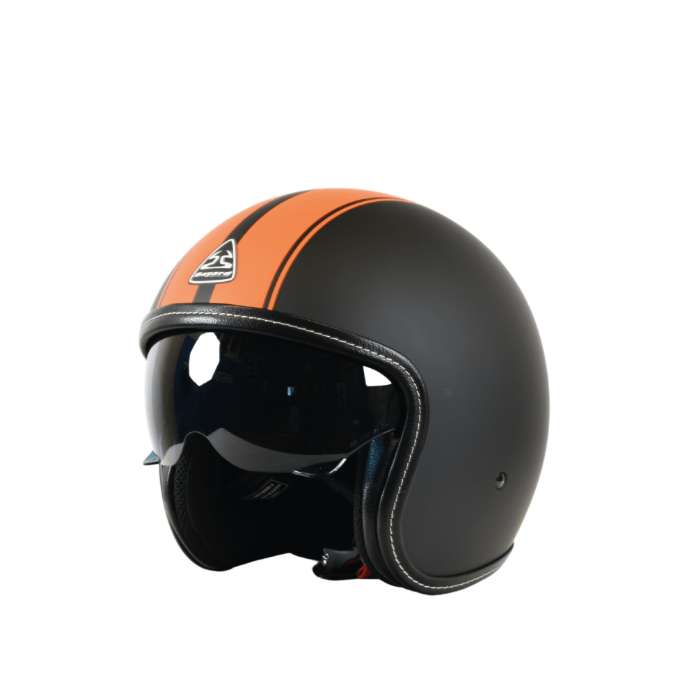 Bayard Open MC Helmet XP-18 S Zwart /Oranje