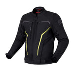 Ozone textiel mc-jacket delta iv zwart /griep