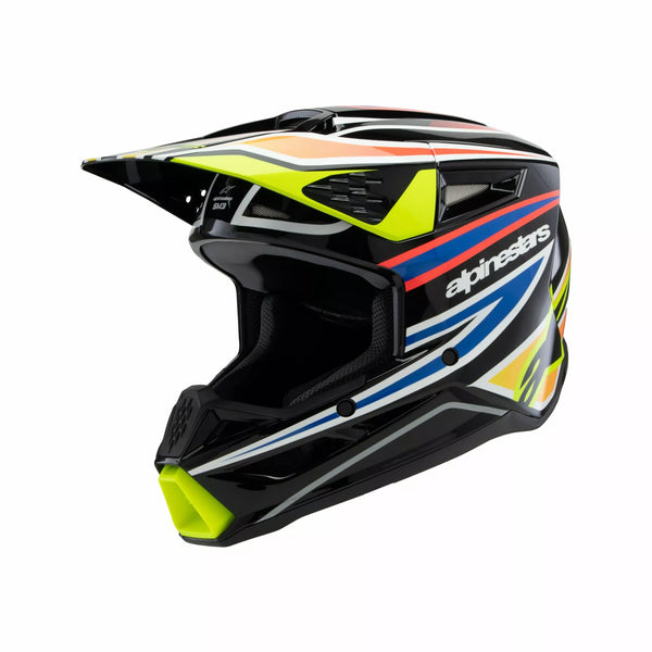 Alpinestars (MX) Helmet surface SM3 WURX BLK/YL/B Y 8302125-1574 -S